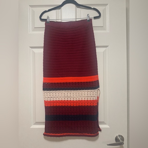 Free People Far from Here Crochet Midi Skirt - Picture 10 of 16